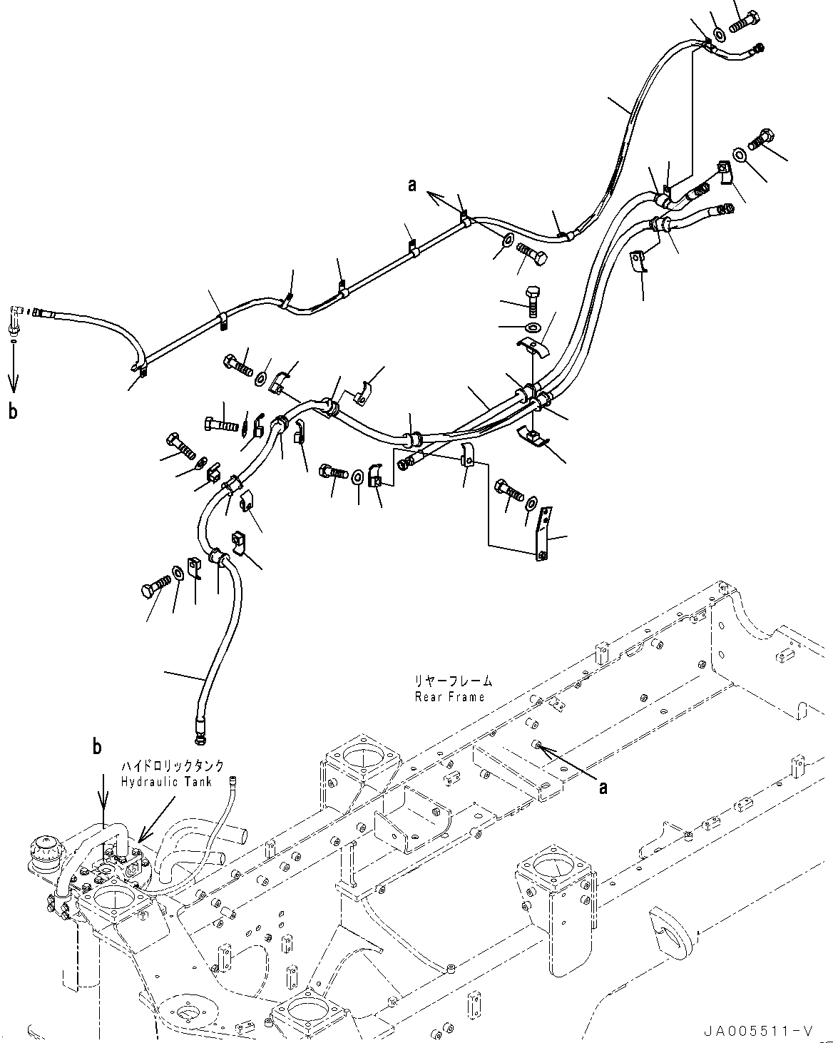 Шланг 416-03-45320 KOMATSU