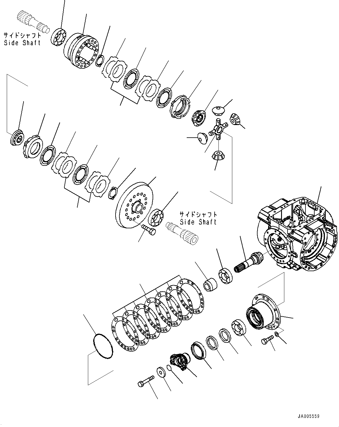 Дифференциал в сборе 417-22-47200 KOMATSU