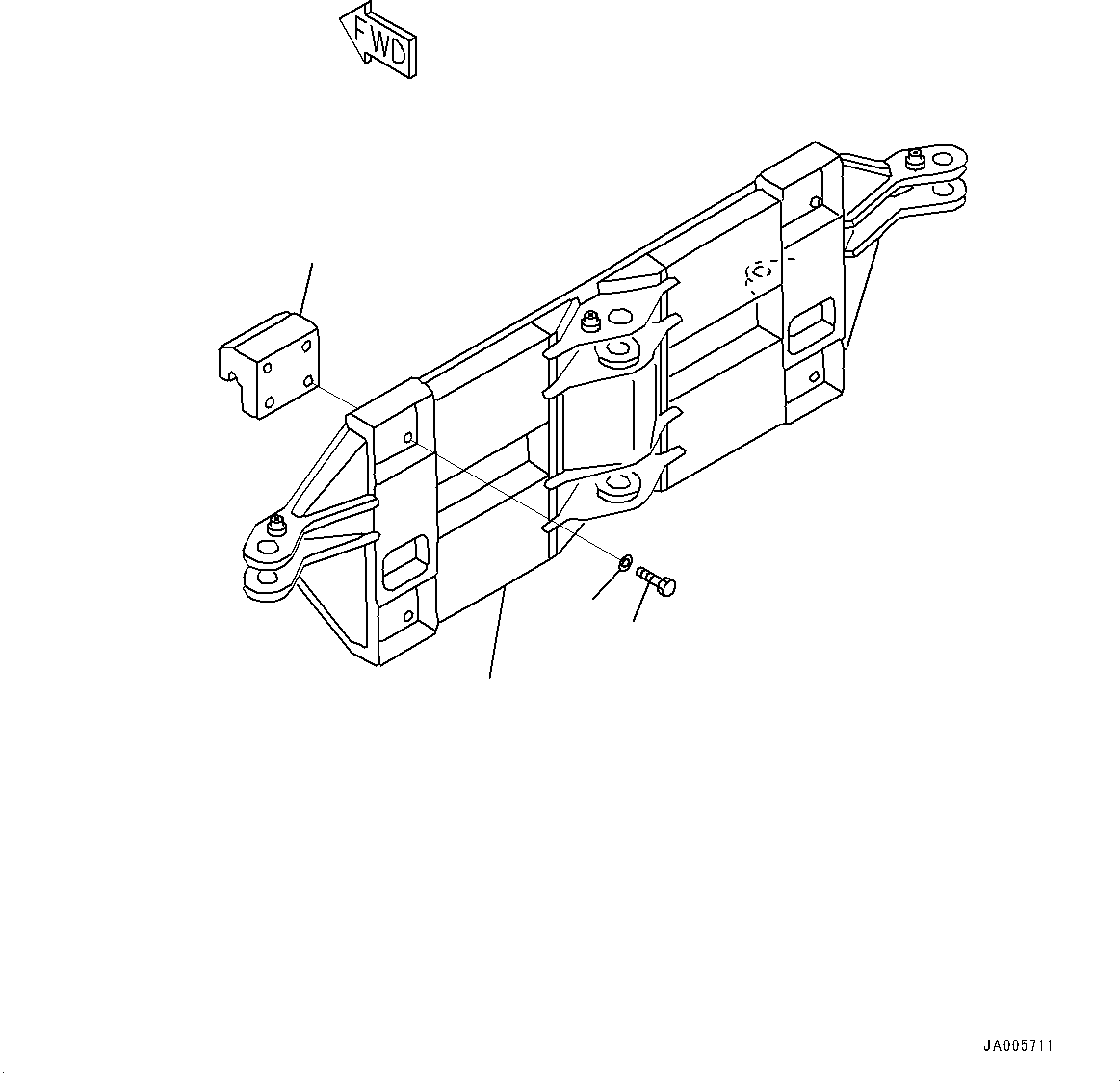 FRAME,GUIDE 416-905-1173 KOMATSU
