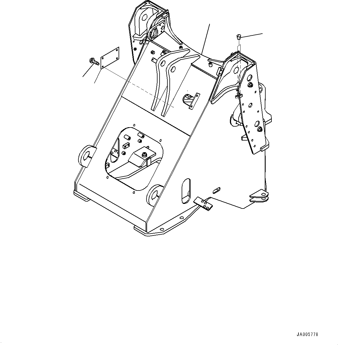 Frame, Front 416-U94-4150 KOMATSU