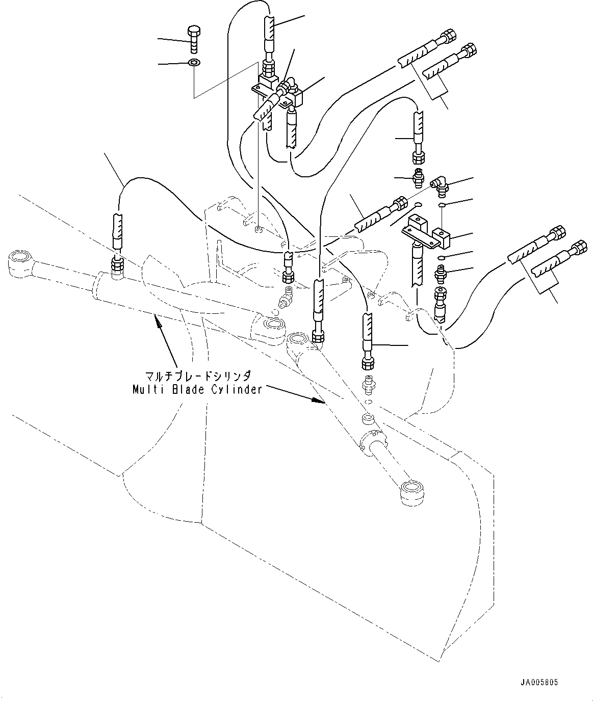 Шланг 07123-20409 KOMATSU