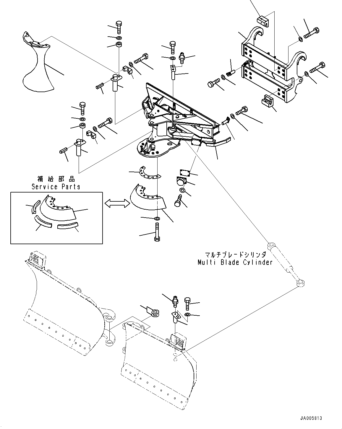 FRAME,GUIDE 416-S75-1110 KOMATSU