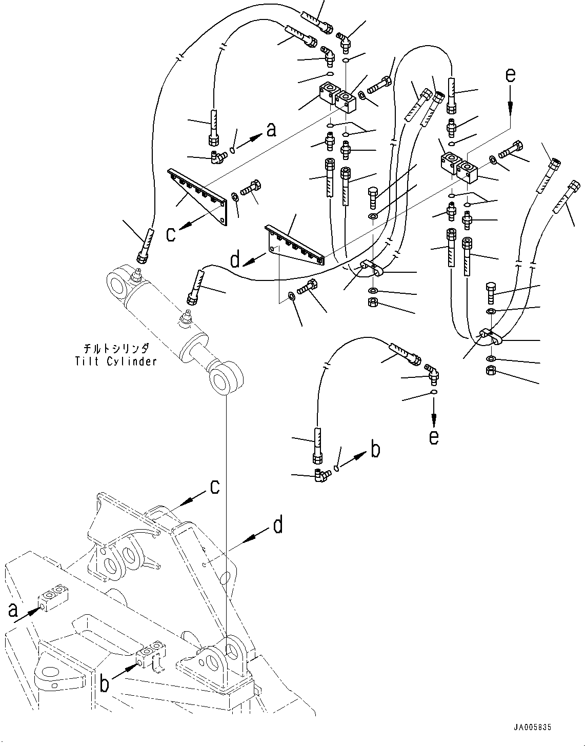 Шланг 07123-20408 KOMATSU