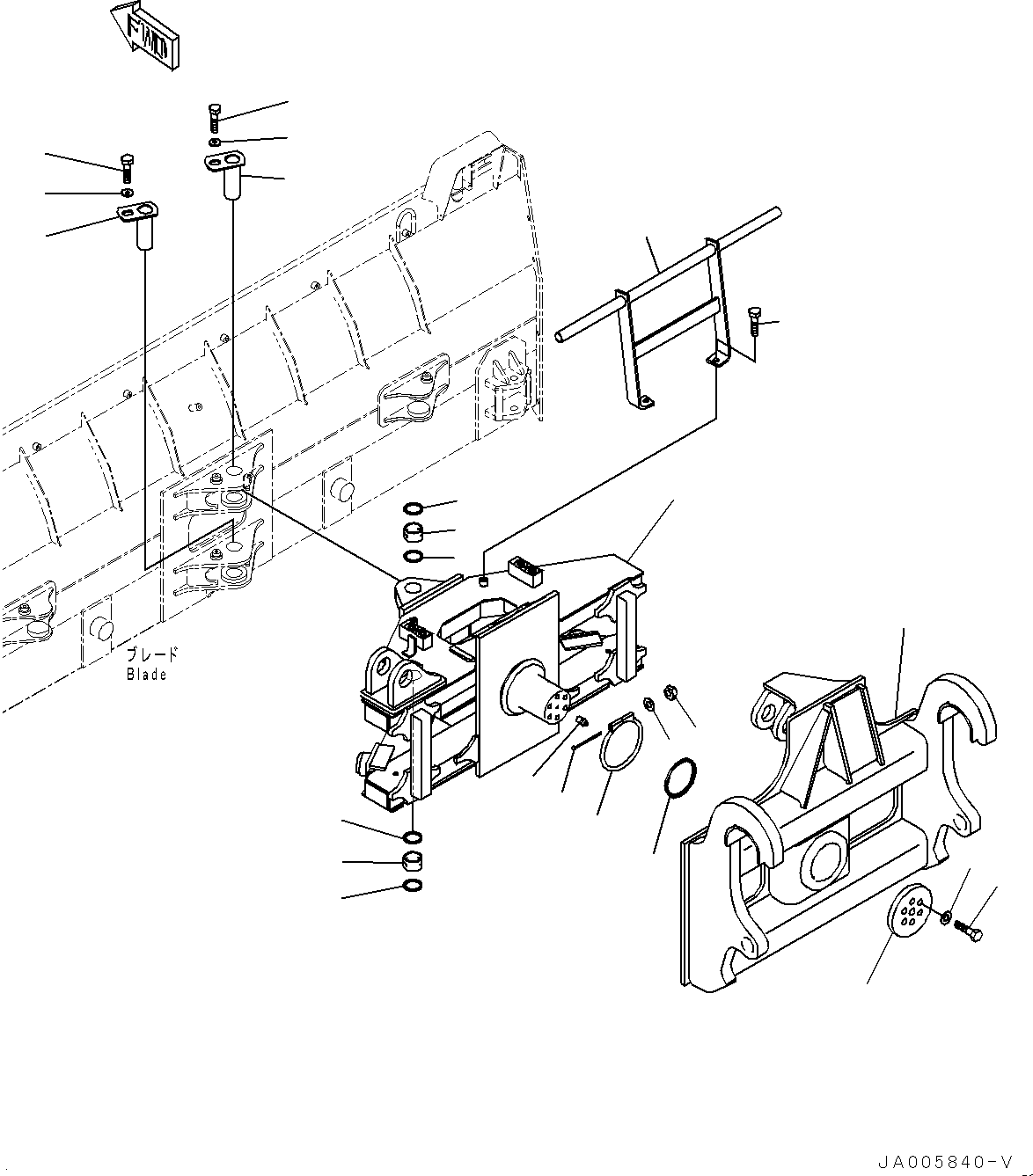 FRAME,TILT 416-T53-1111 KOMATSU