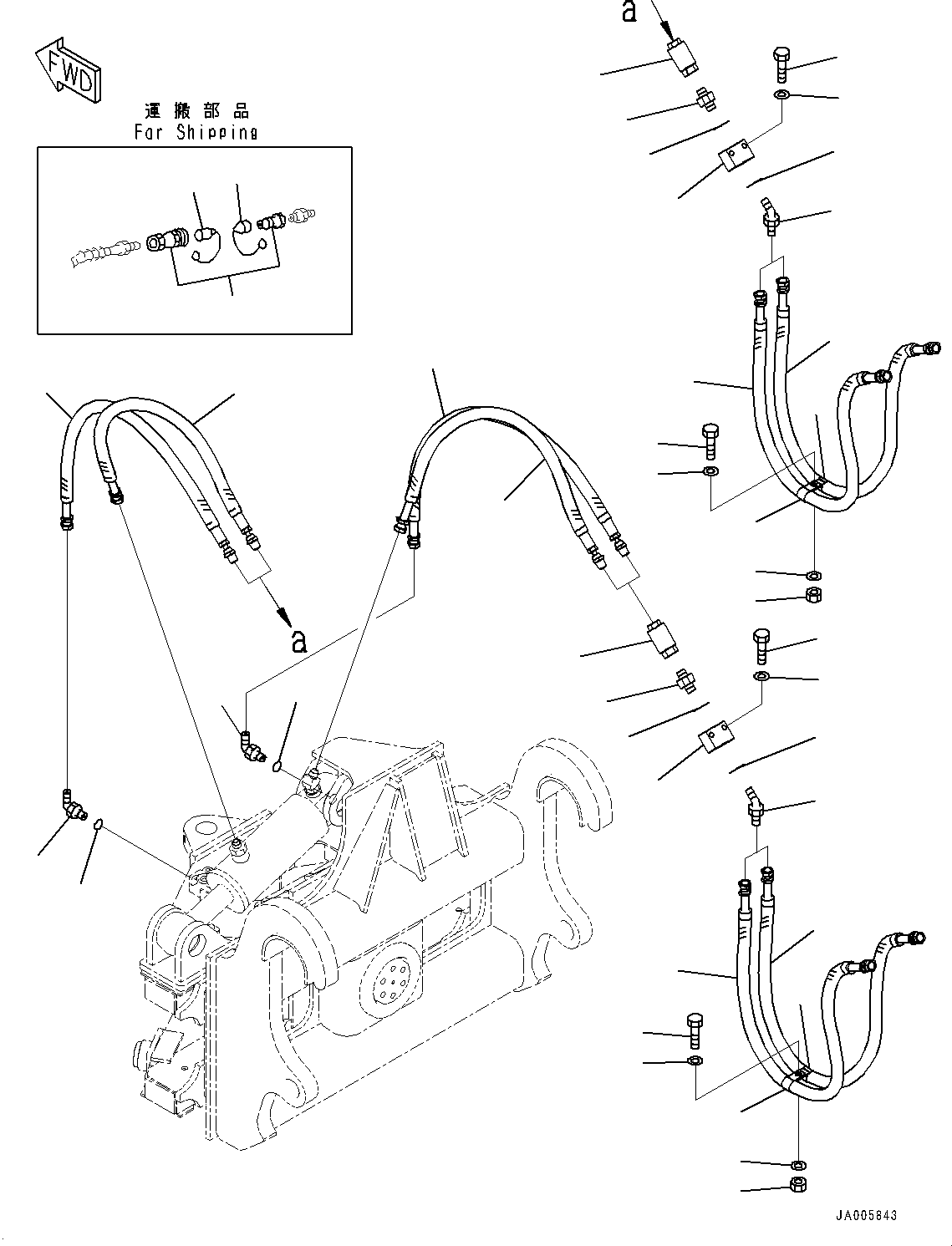 Шланг 416-918-1250 KOMATSU