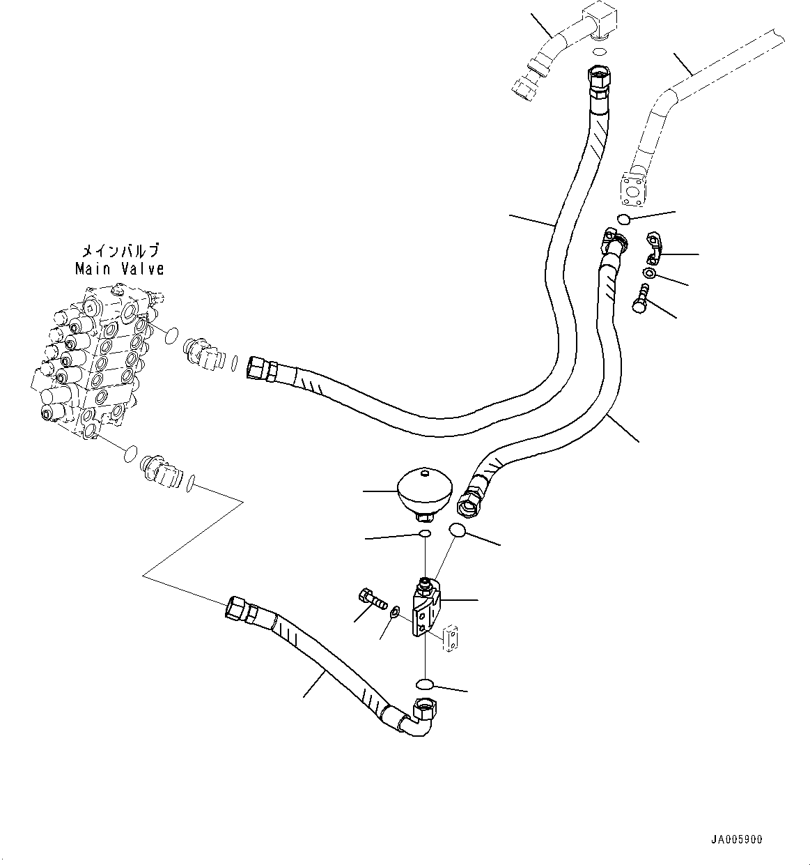 Шланг 416-V89-4350 KOMATSU