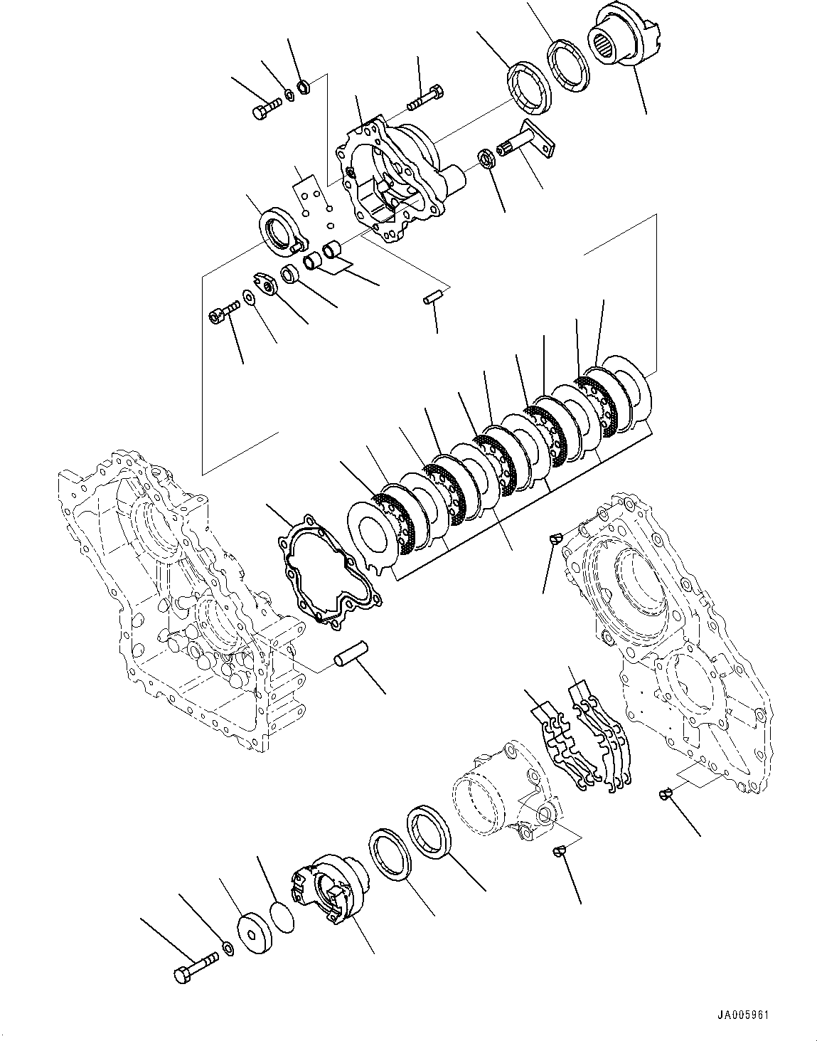 Регулировочная прокладка 0.5мм 416-17-35440 KOMATSU
