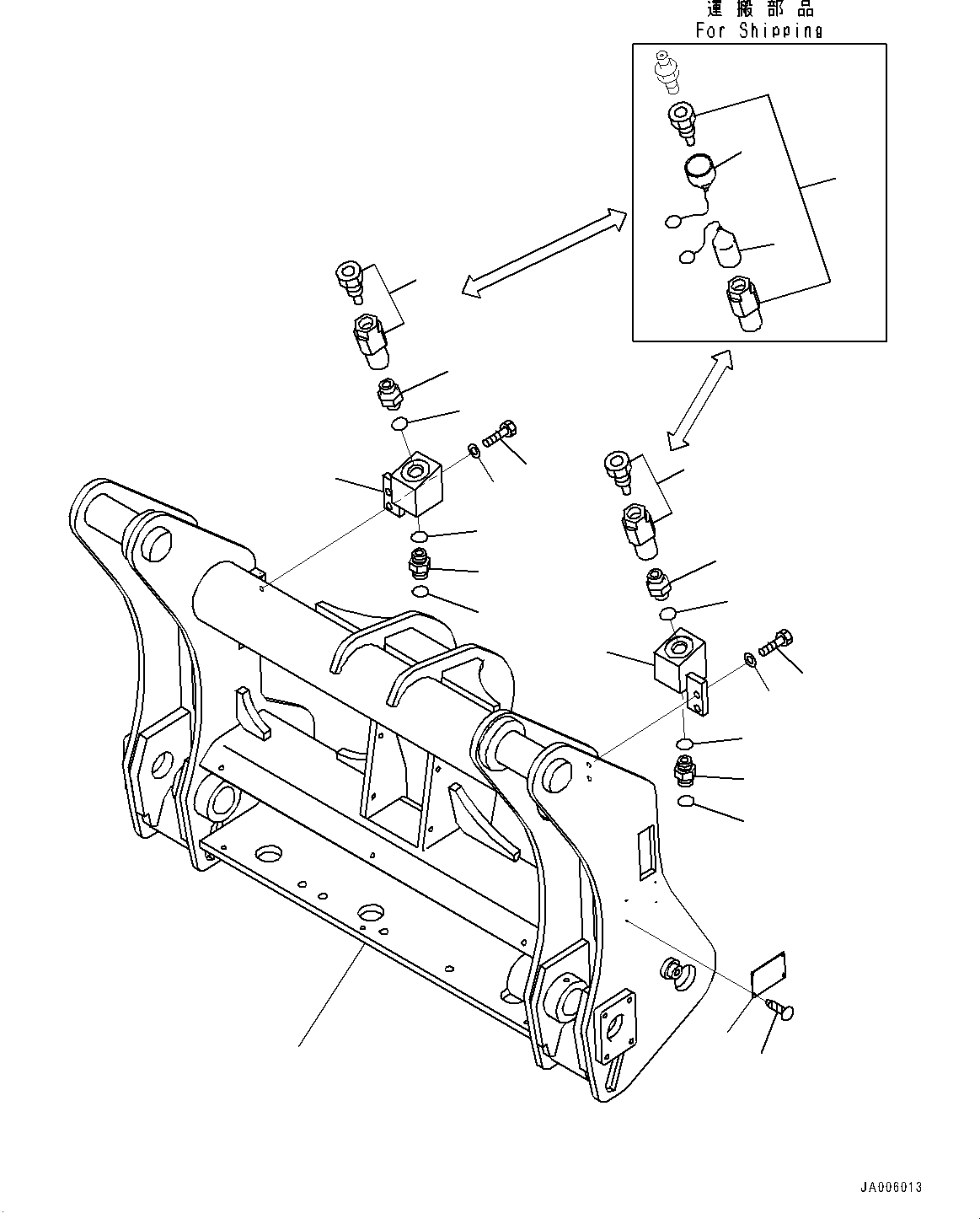 Quick Coupler Assembly 416-T80-4100 KOMATSU