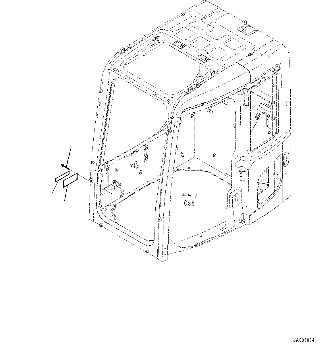 пластина 09620-B2011 KOMATSU