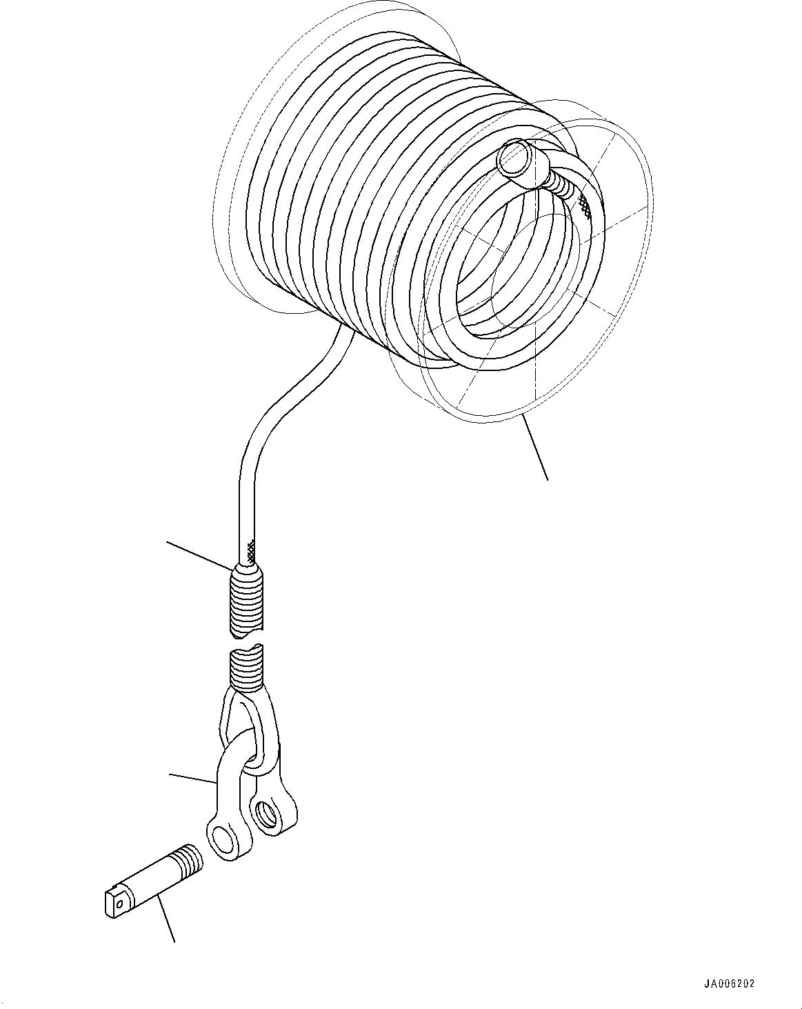 Drum(Towing Winch,Gear Shaft) (134-960-1860) KOMATSU