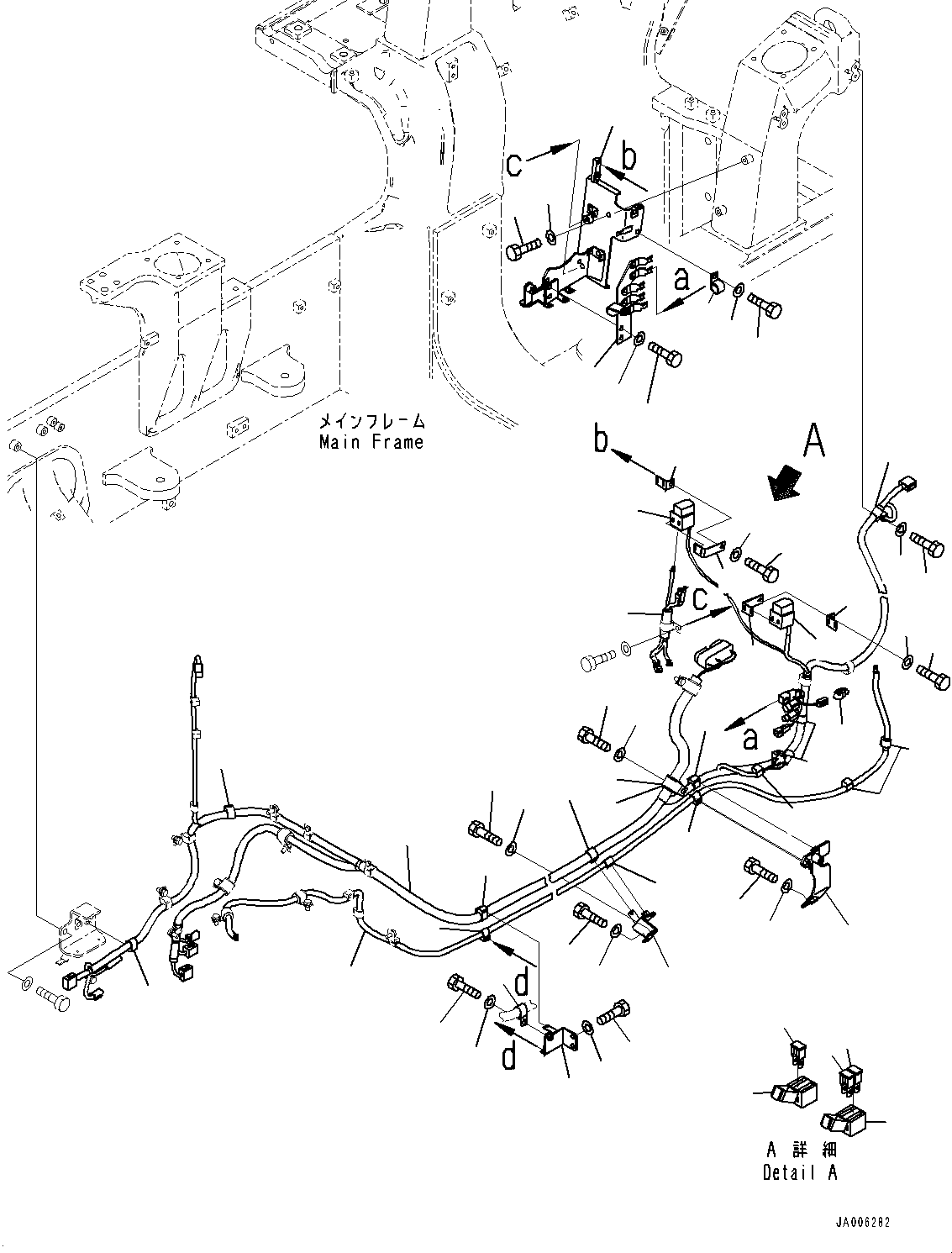 Кабель 14X-06-61291 KOMATSU