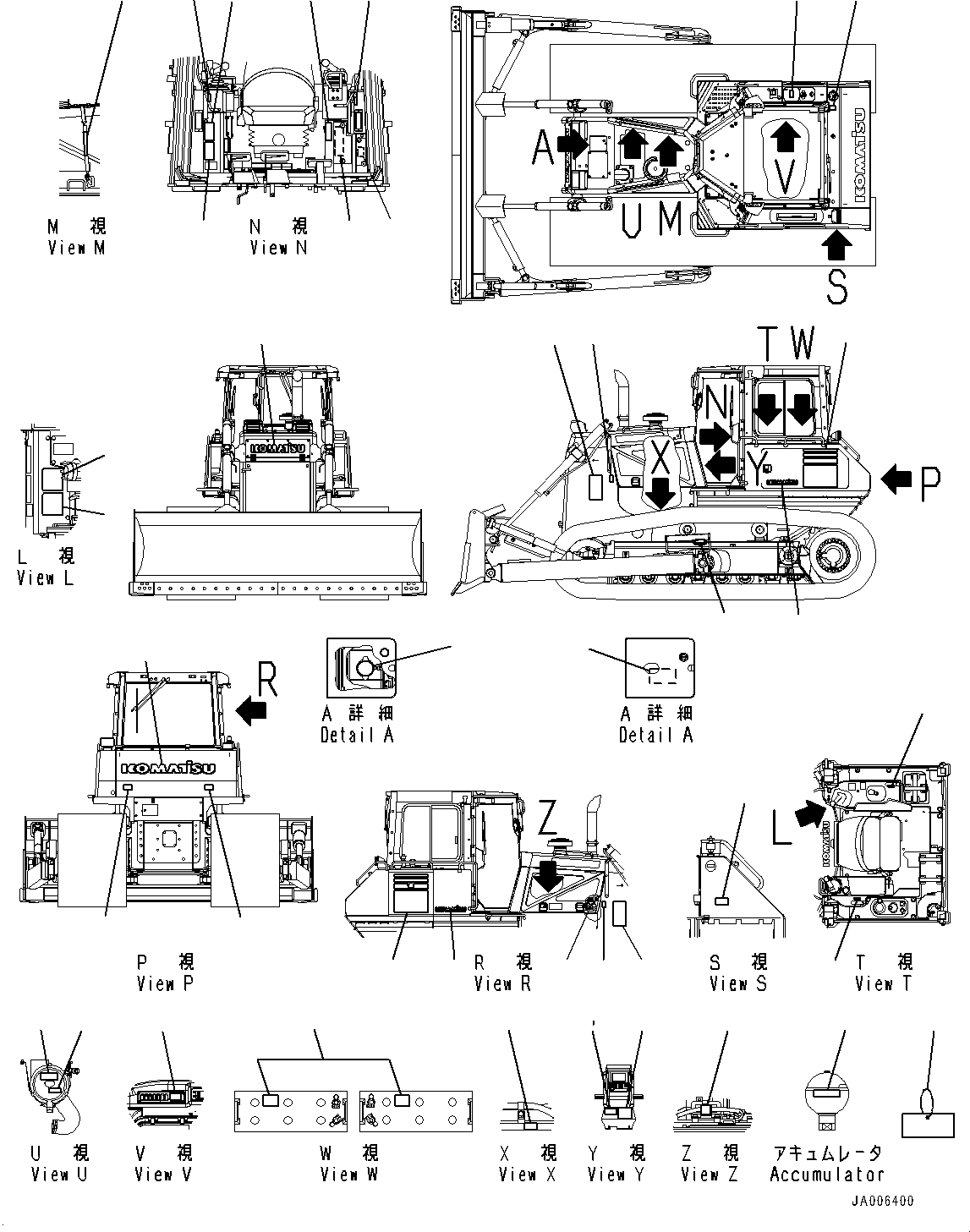 Plate, Fuse (Floor 15 Poles) 14X-98-61270 KOMATSU