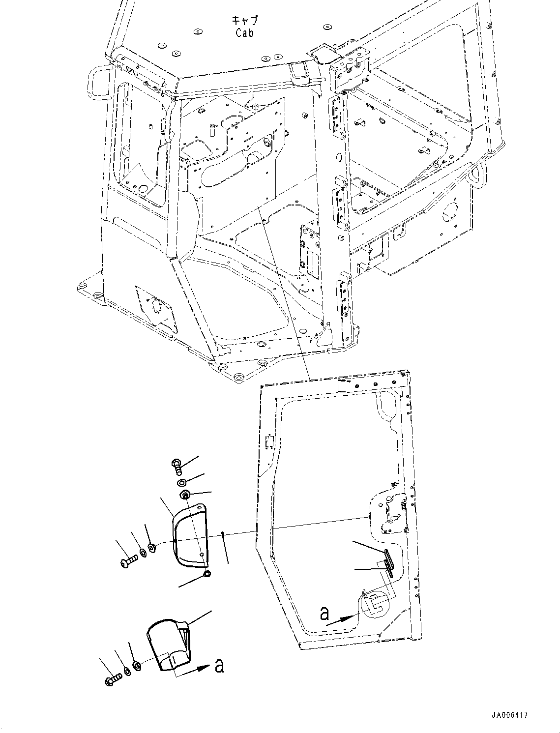 Крышка 17A-Z11-5430 KOMATSU