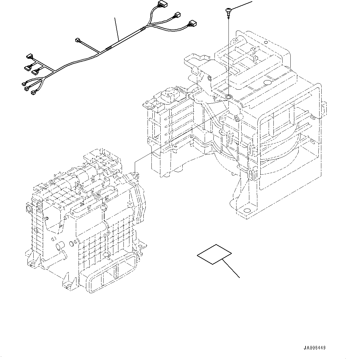 Жгут проводов в сборе ND246470-8152 KOMATSU