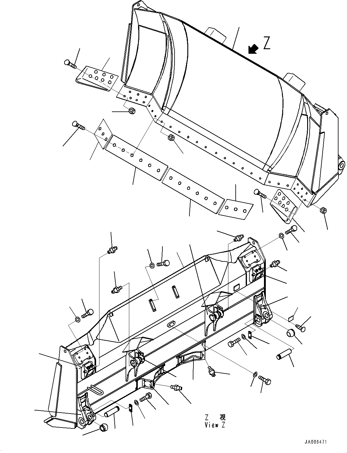 Blade Assembly 14X-952-6111 KOMATSU