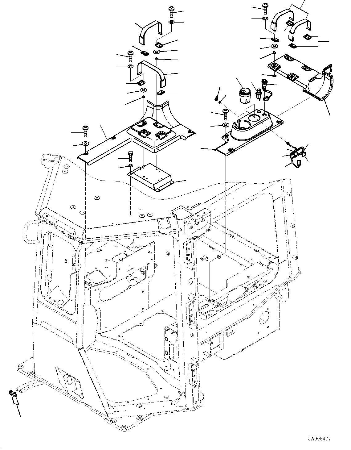 Крышка 17A-Z11-5580 KOMATSU