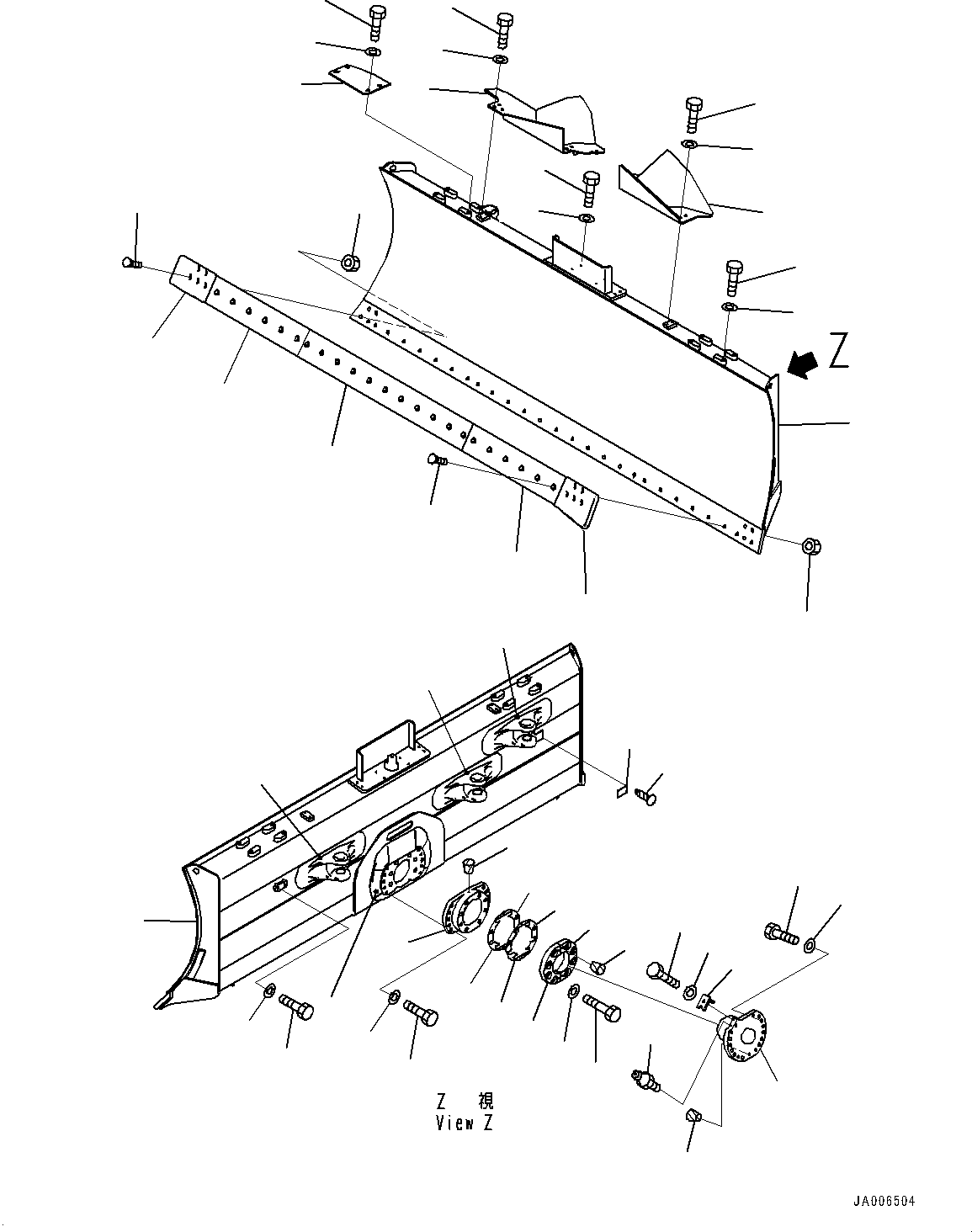 Щётка стеклоочистителя 14X-72-64501 KOMATSU