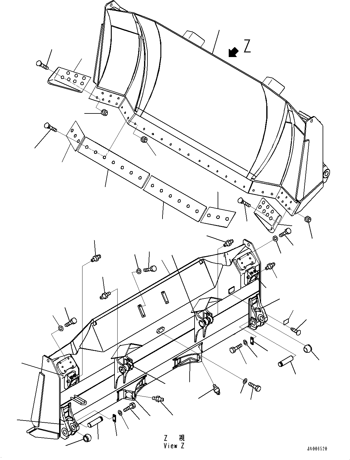 Blade Assembly 14X-952-7310 KOMATSU