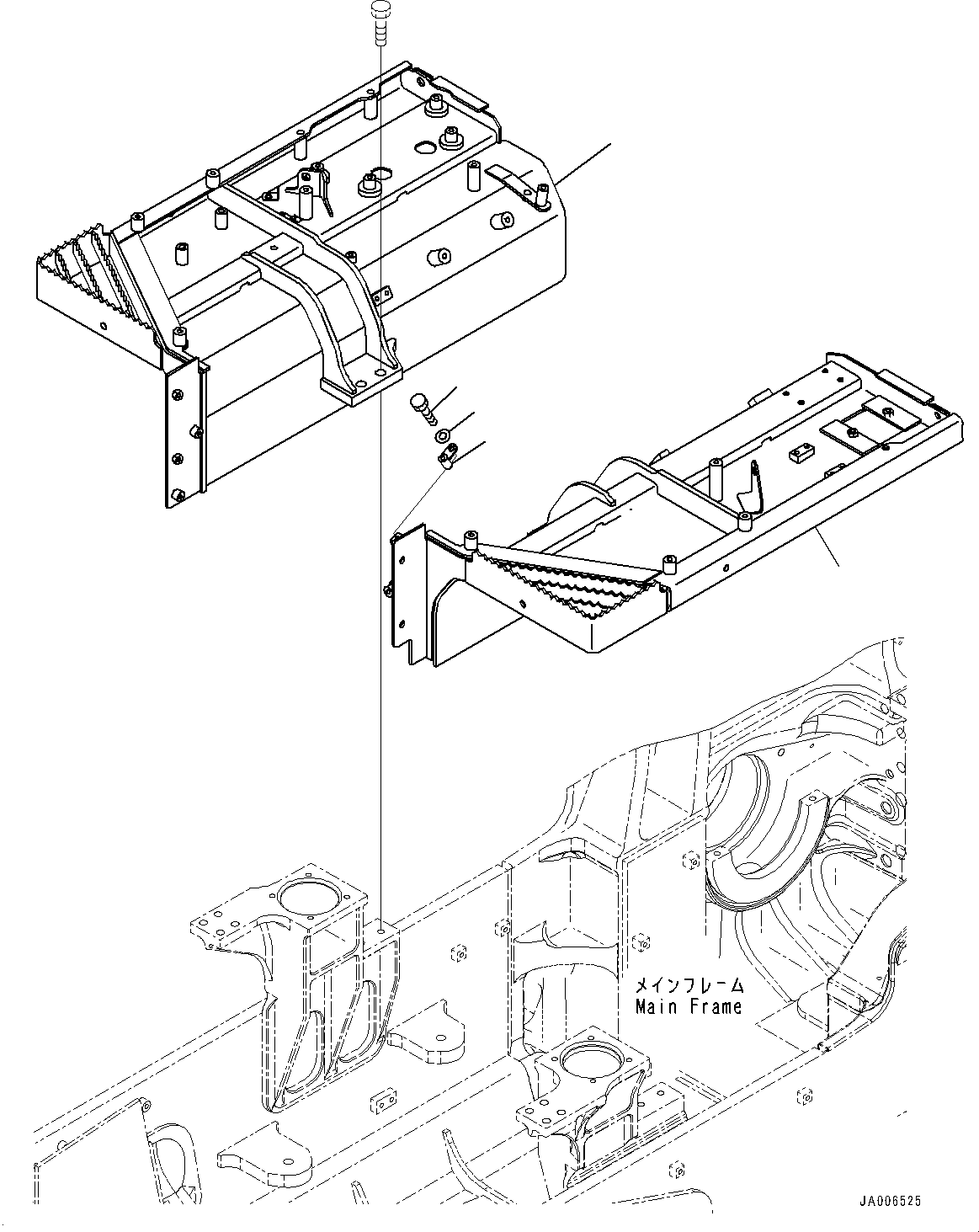 Крыло 14X-54-63111 KOMATSU