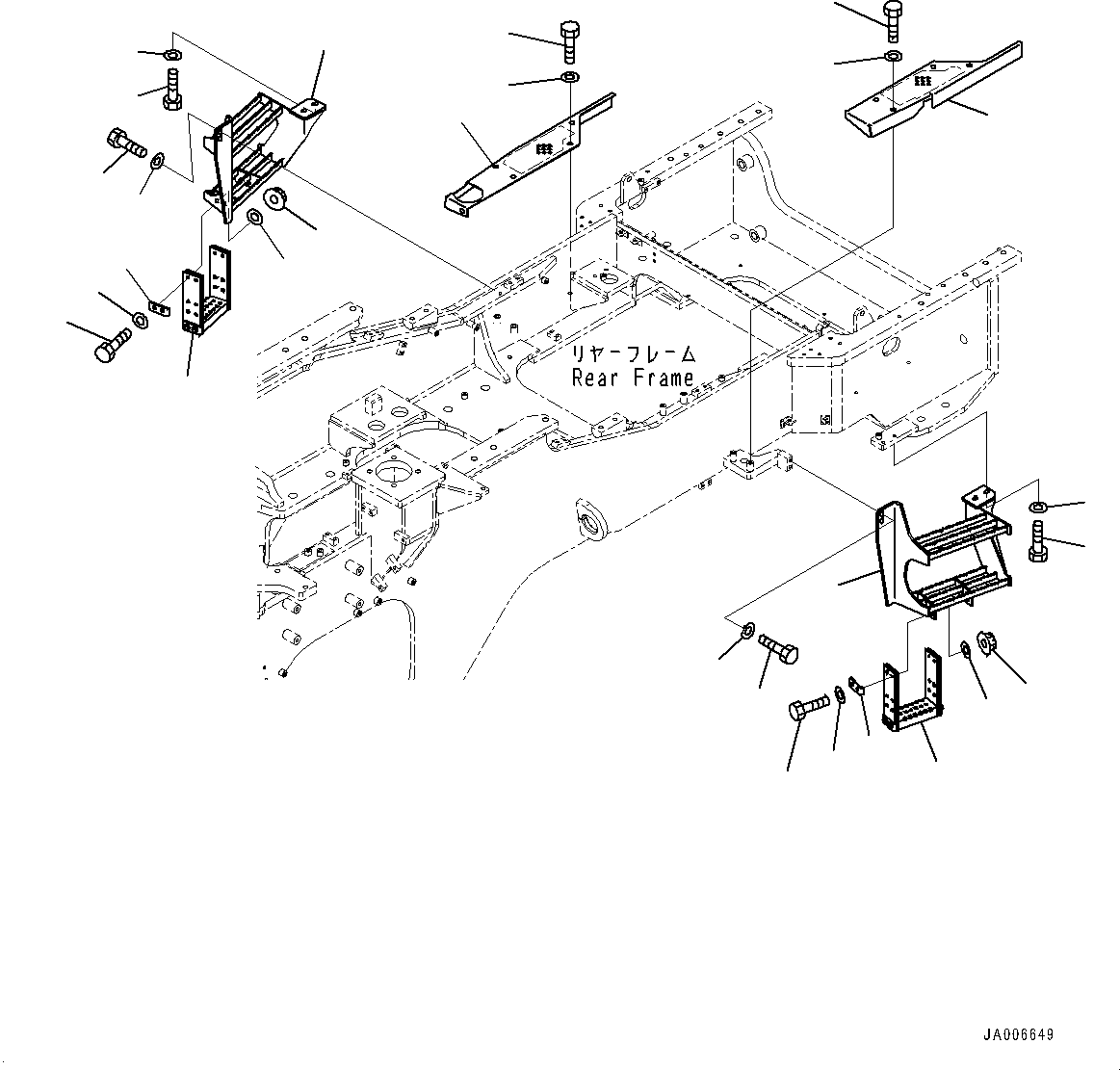 Подножка 425-54-35860 KOMATSU