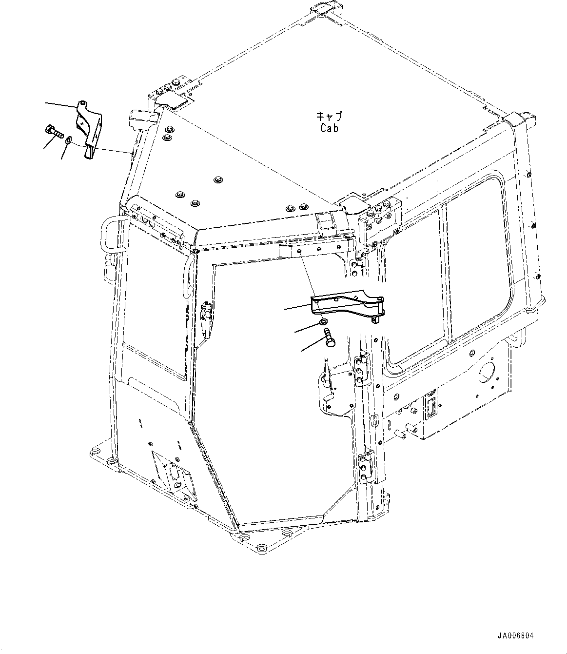 Ответная планка замка 14X-Y79-3411 KOMATSU