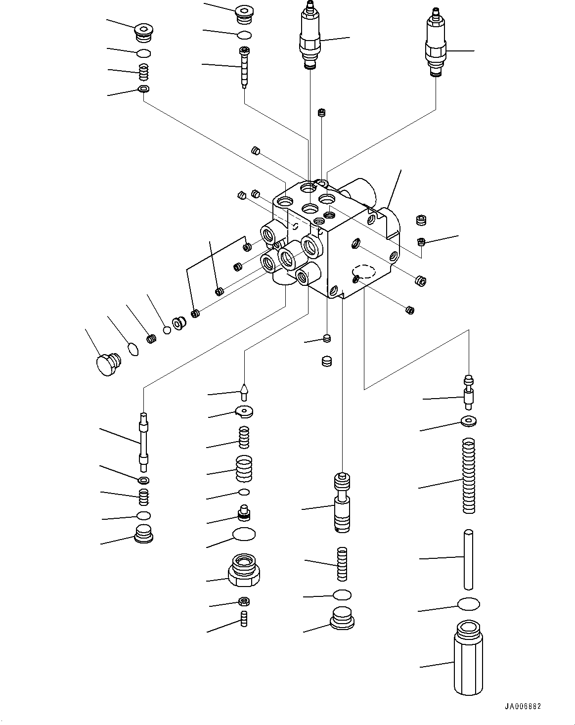Клапан в сборе 423-43-47302 KOMATSU