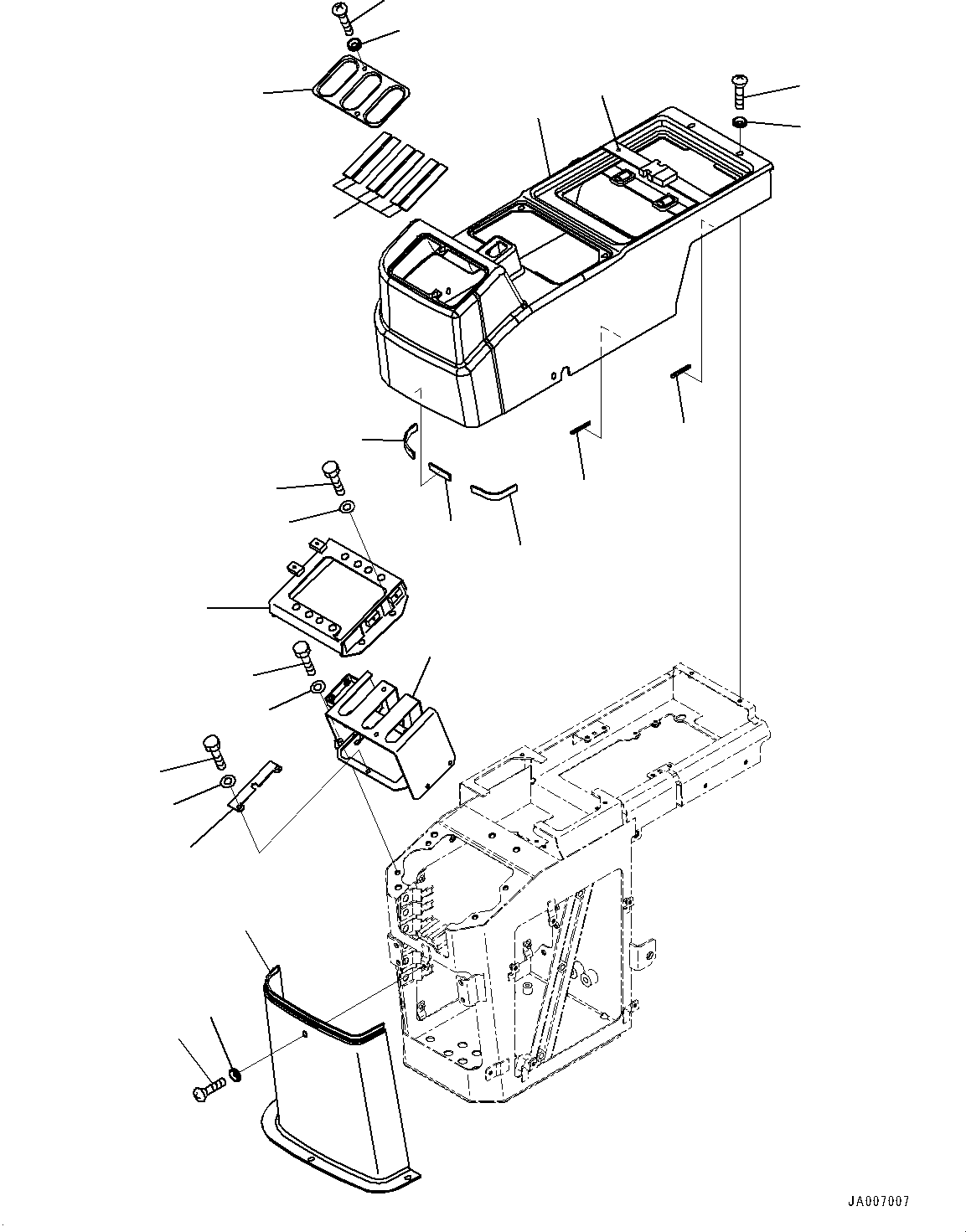 Cover, Upper 419-926-4310 KOMATSU