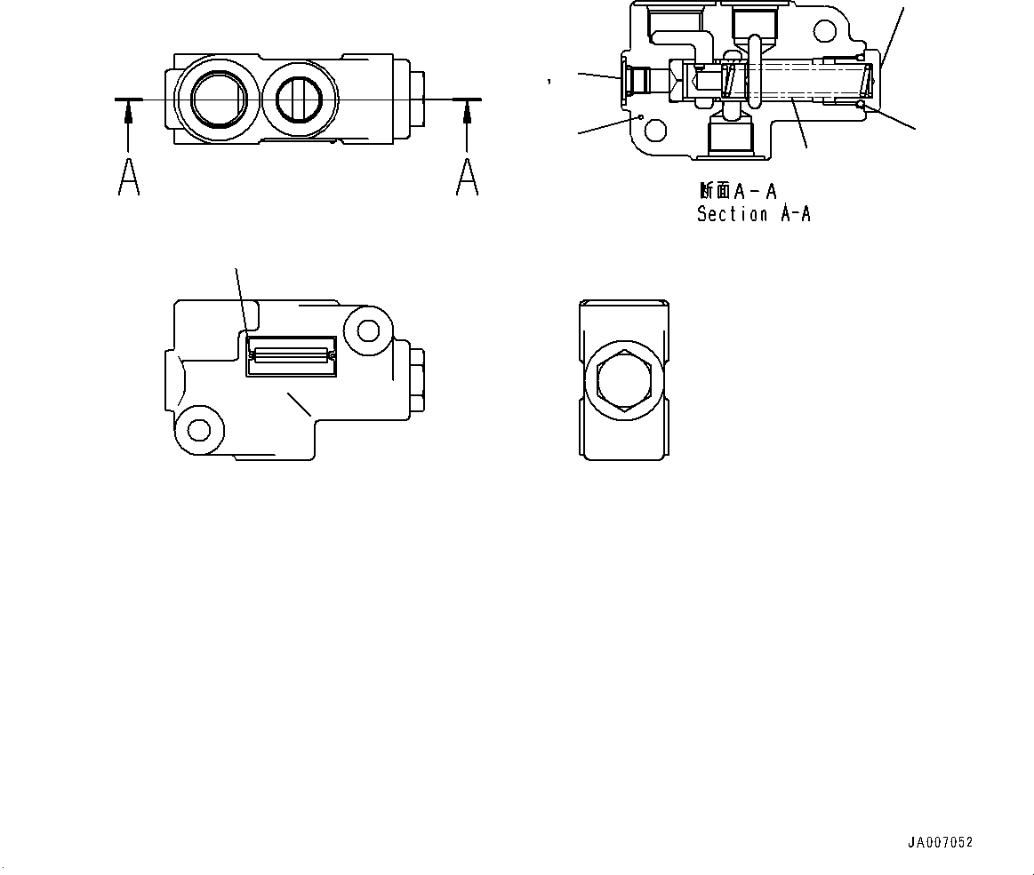 Valve Assembly, Priority 421-U45-4280 KOMATSU
