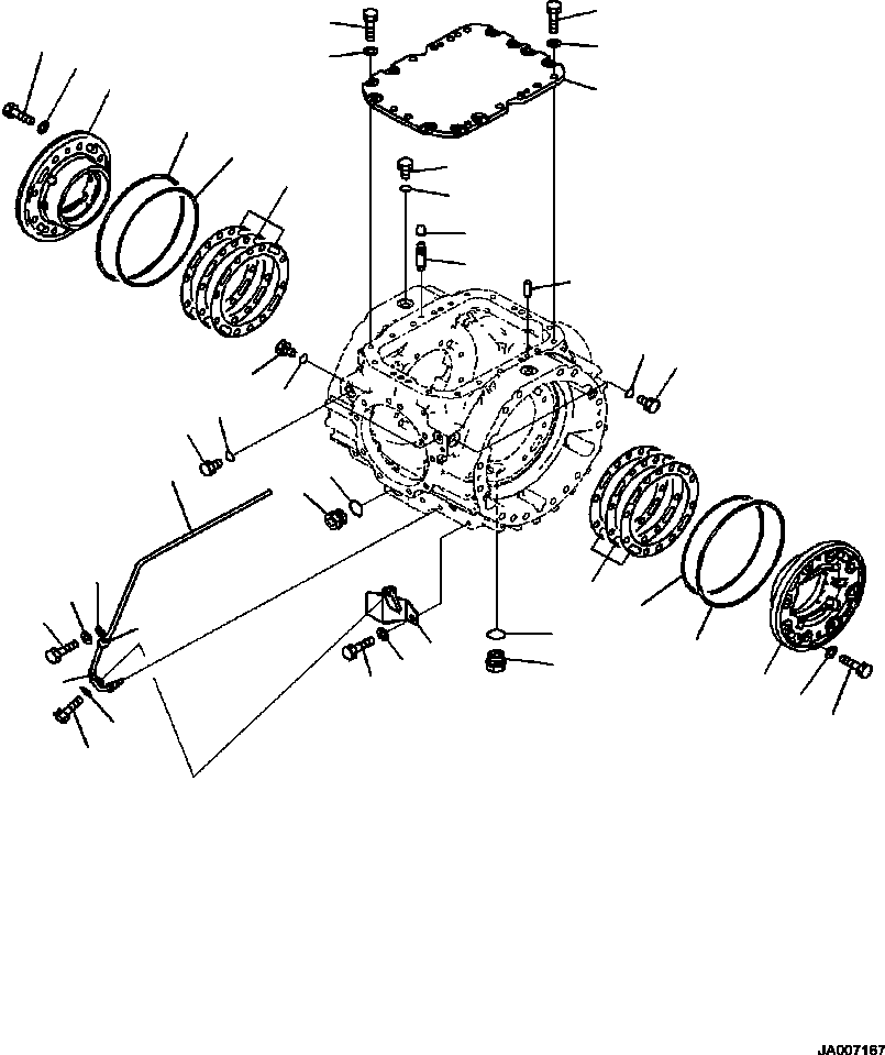 Дифференциал в сборе 423-23-41012 KOMATSU