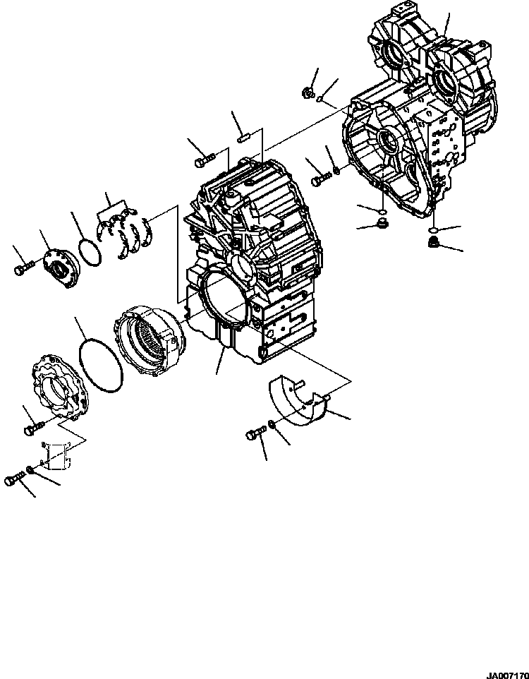 Корпус в сборе 714-12-41121 KOMATSU