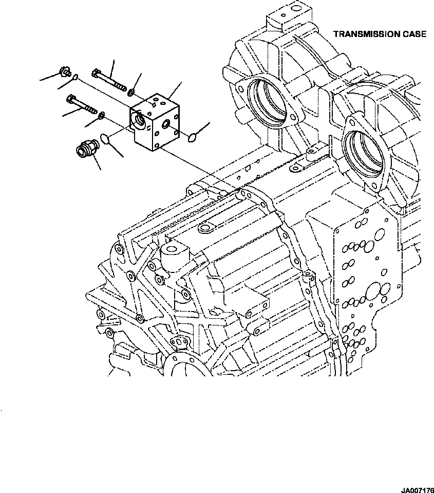 Блок 714-12-45150 KOMATSU