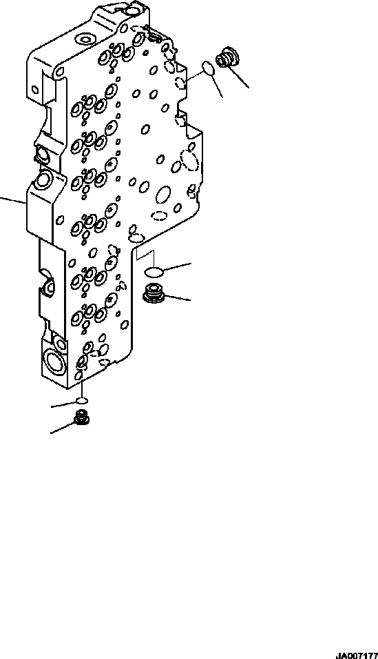 Valve Assembly, Transmission Control 714-12-45010 KOMATSU
