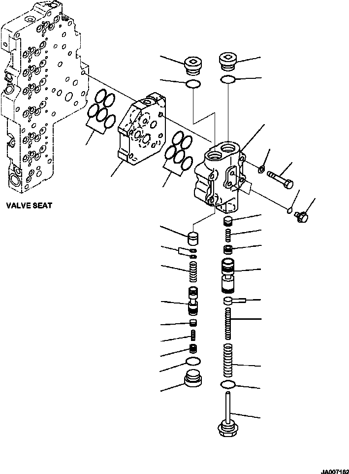 Седло клапана 714-12-46141 KOMATSU