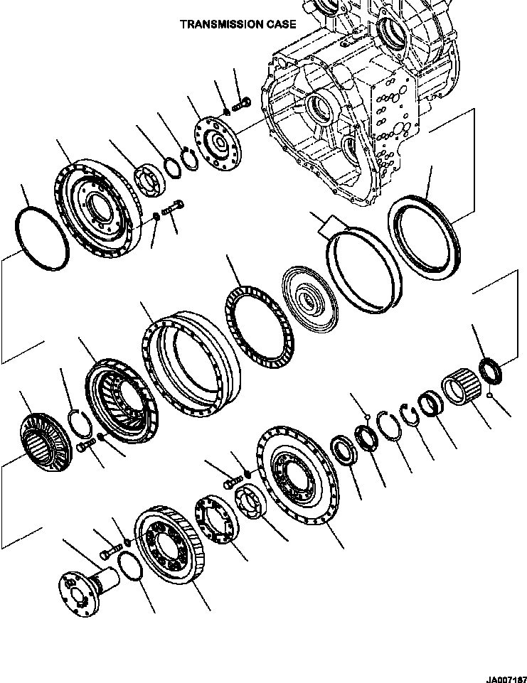Гидротрансформатор в сборе 711-50-71010 KOMATSU