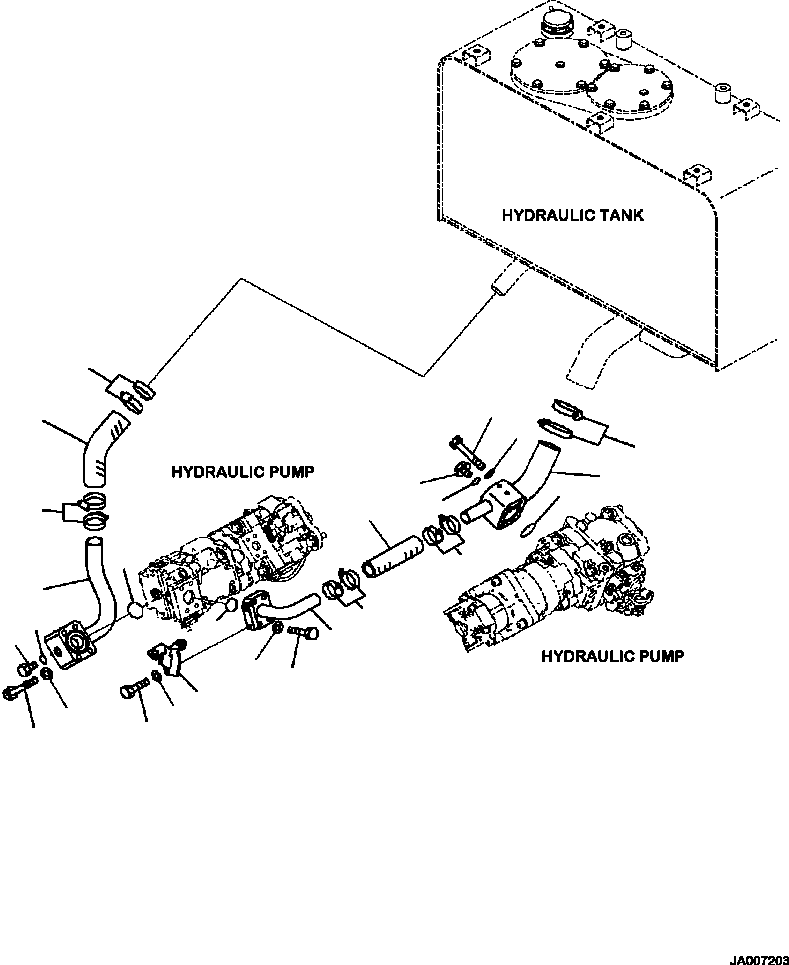 Трубка 423-62-51130 KOMATSU