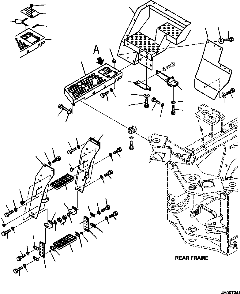 Пол 423-54-54841 KOMATSU
