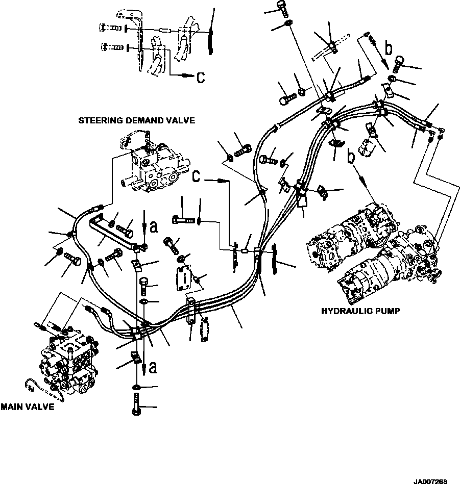 Шланг 423-62-52170 KOMATSU