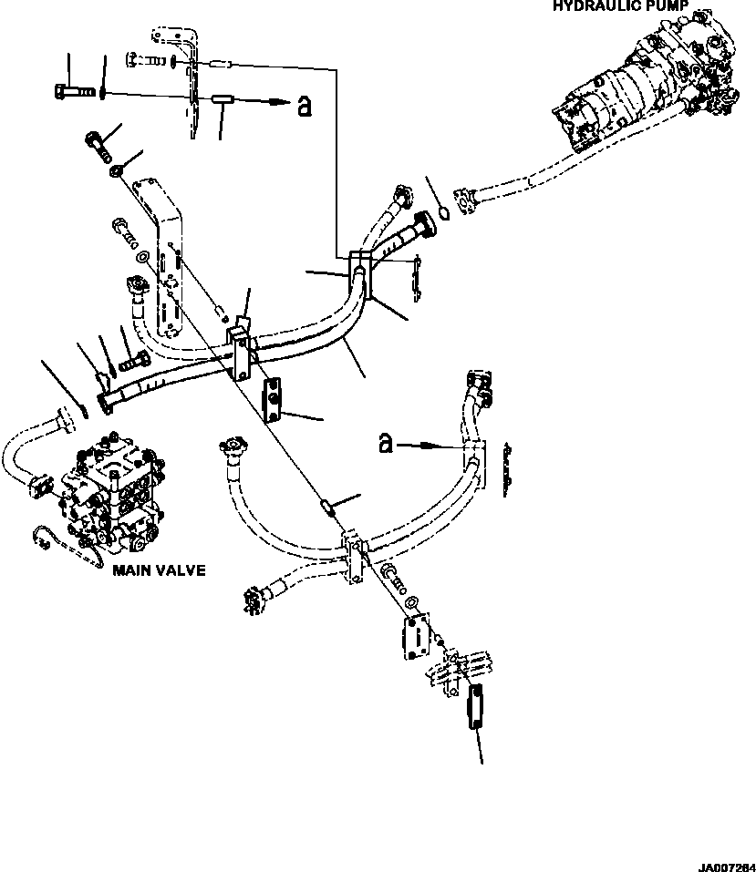 Шланг 423-62-52110 KOMATSU