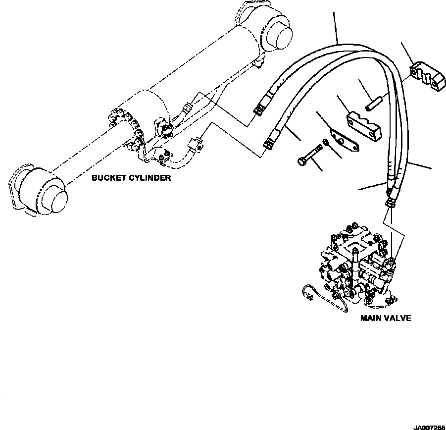 Шланг 423-62-52360 KOMATSU