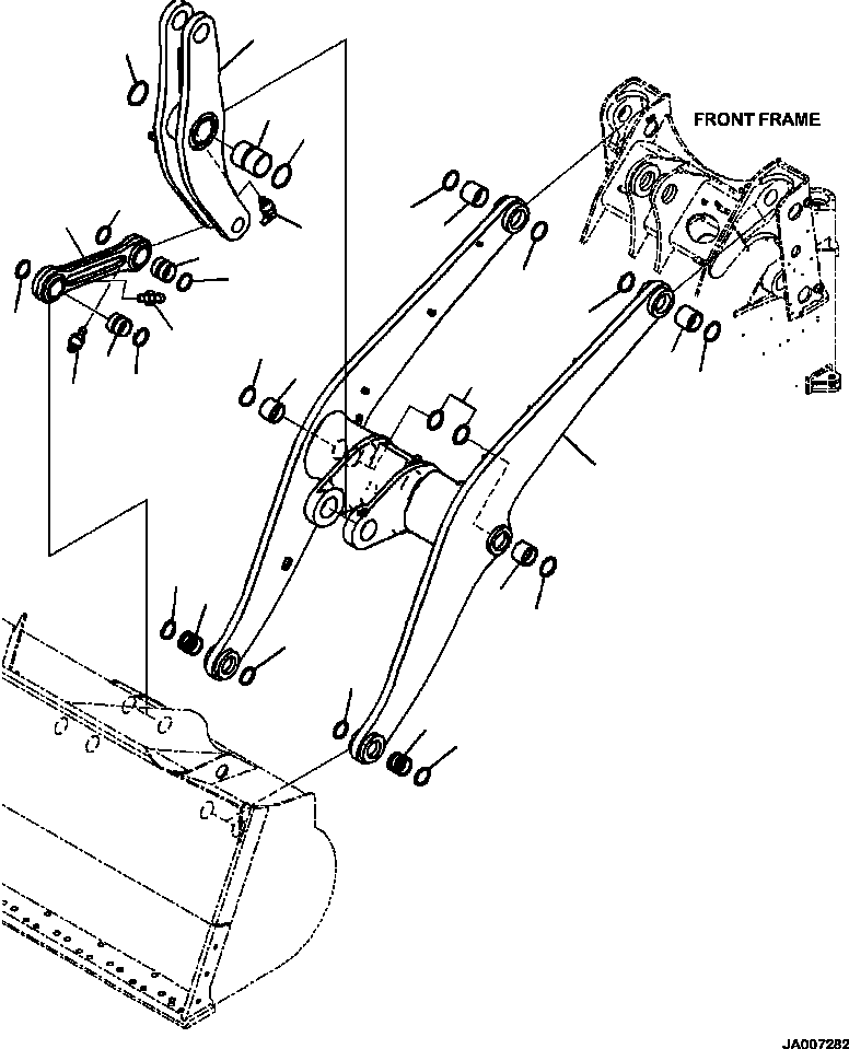 Bell Crank Assembly 423-70-51200 KOMATSU