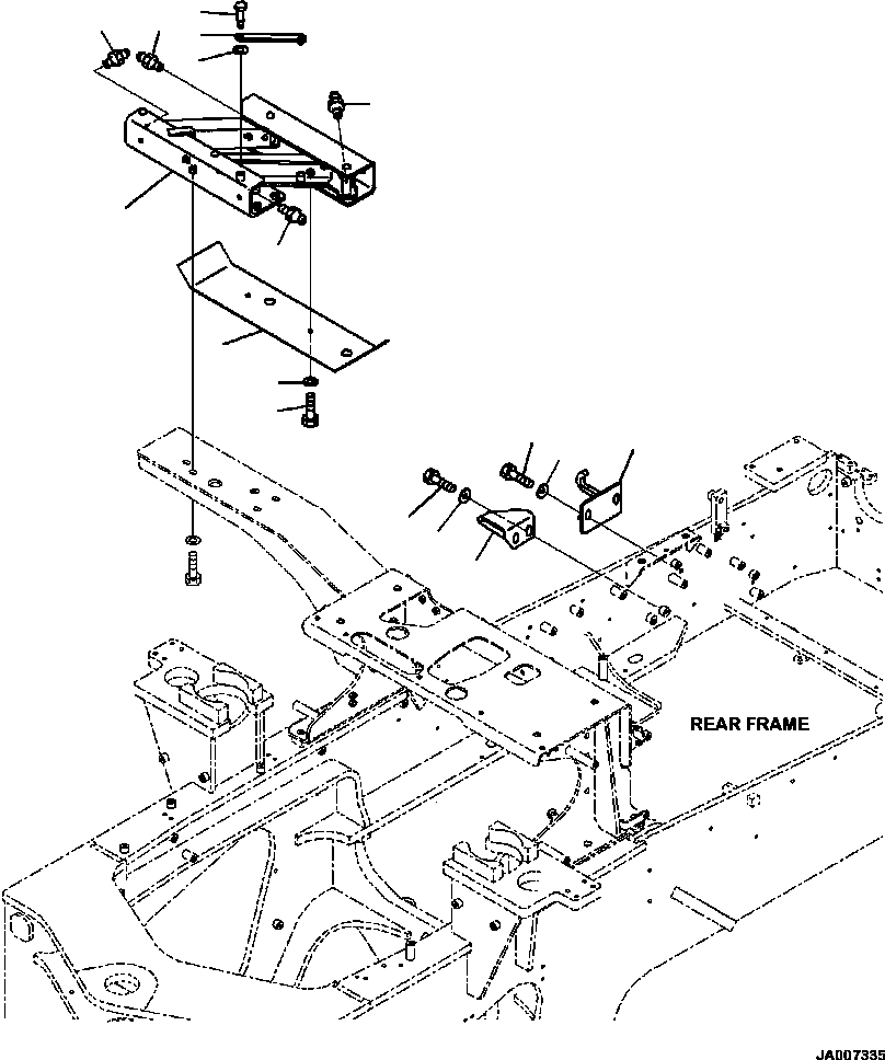 Кронштейн 423-54-54671 KOMATSU