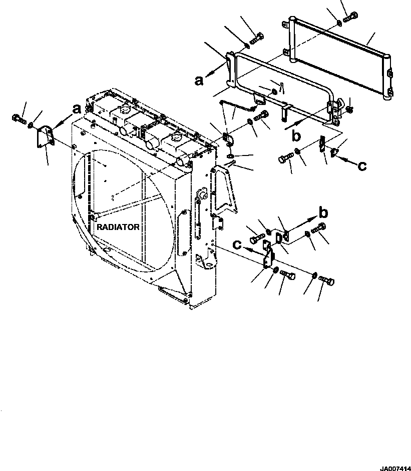 Петля сварная 423-03-51630 KOMATSU