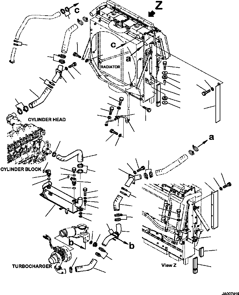 Шланг 423-03-51240 KOMATSU