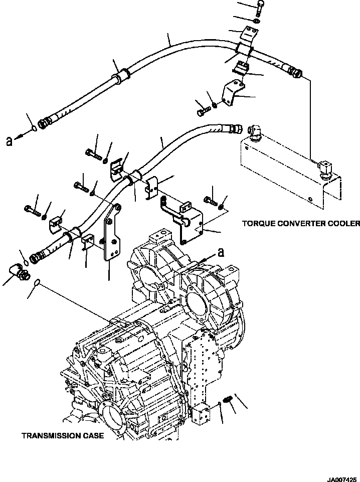 Шланг 423-U44-6830 KOMATSU