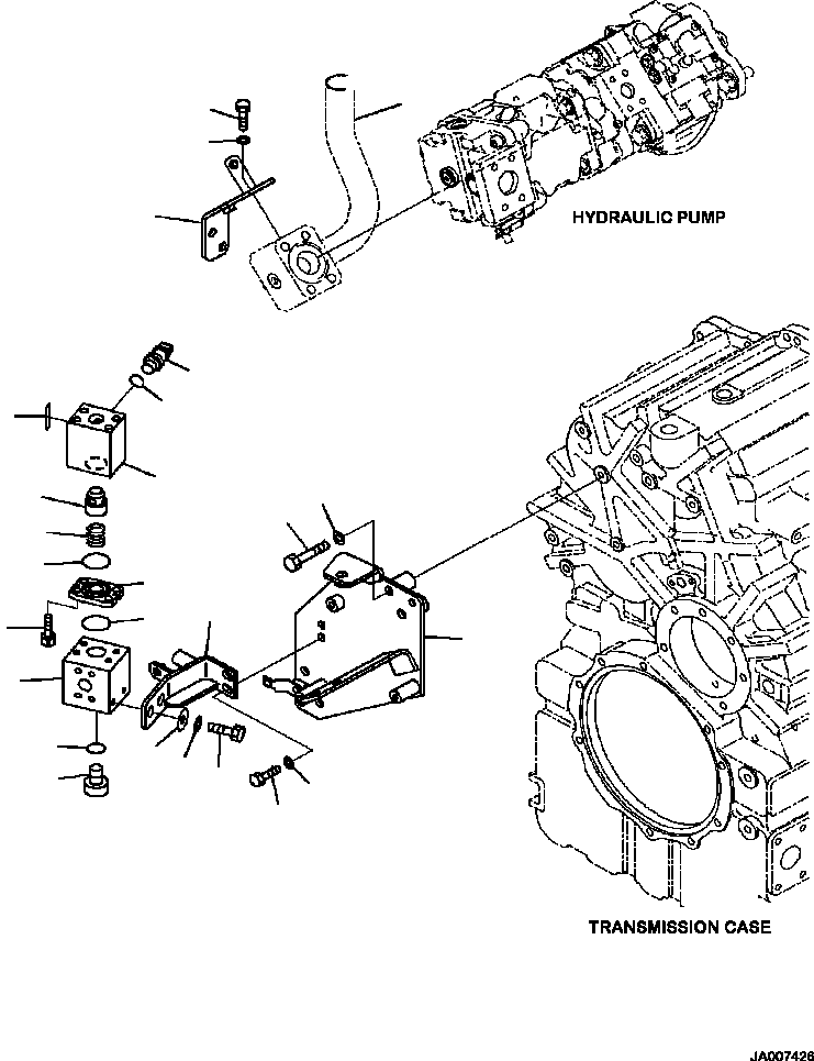 Кронштейн 423-62-51560 KOMATSU