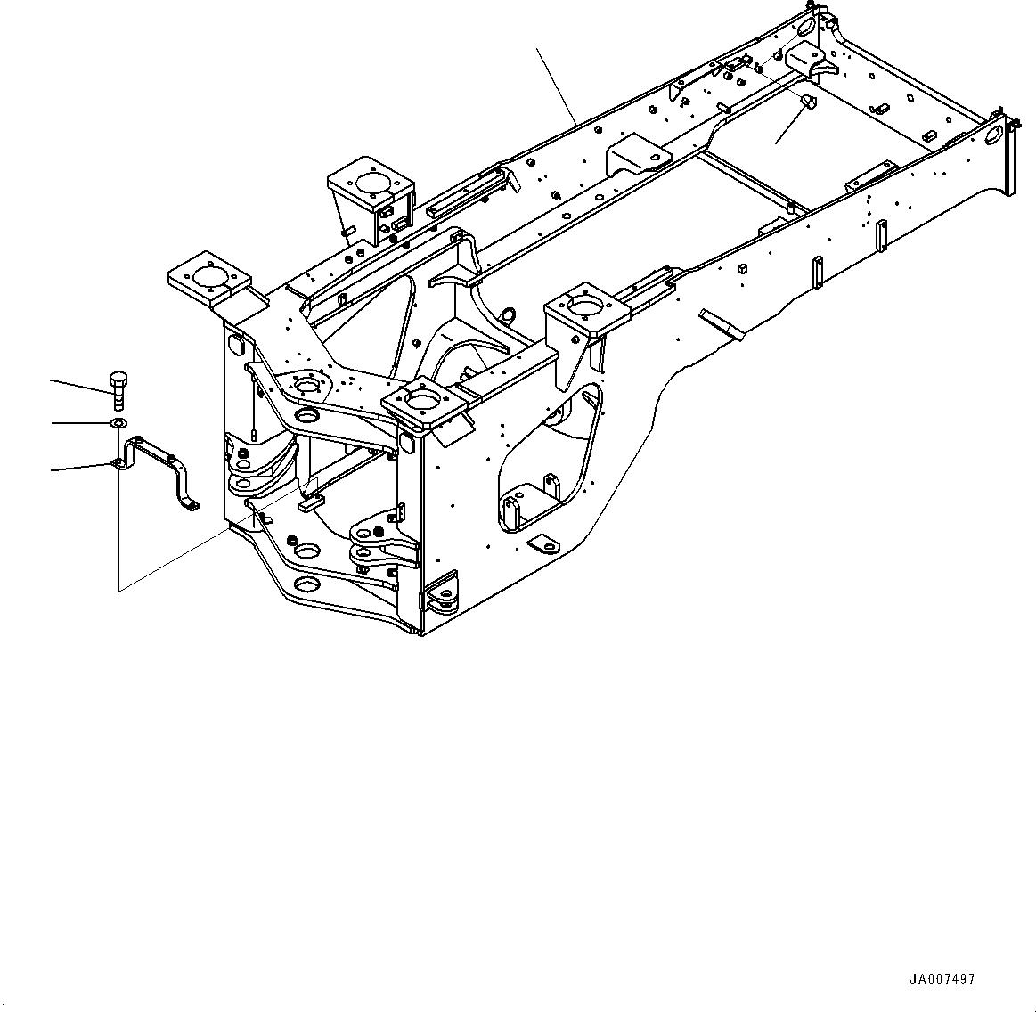 Рама 424-S95-7920 KOMATSU