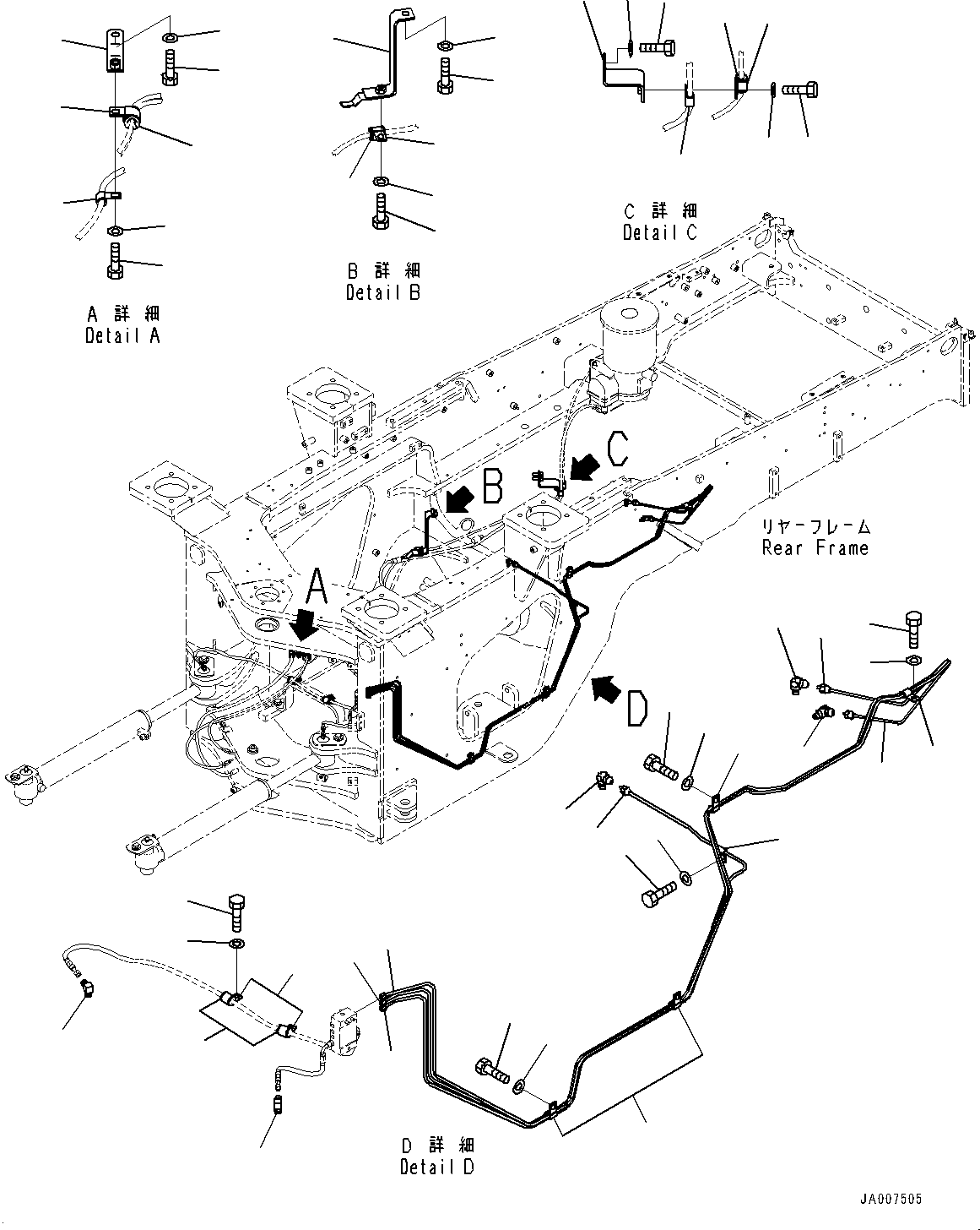 Трубка 424-S95-7731 KOMATSU