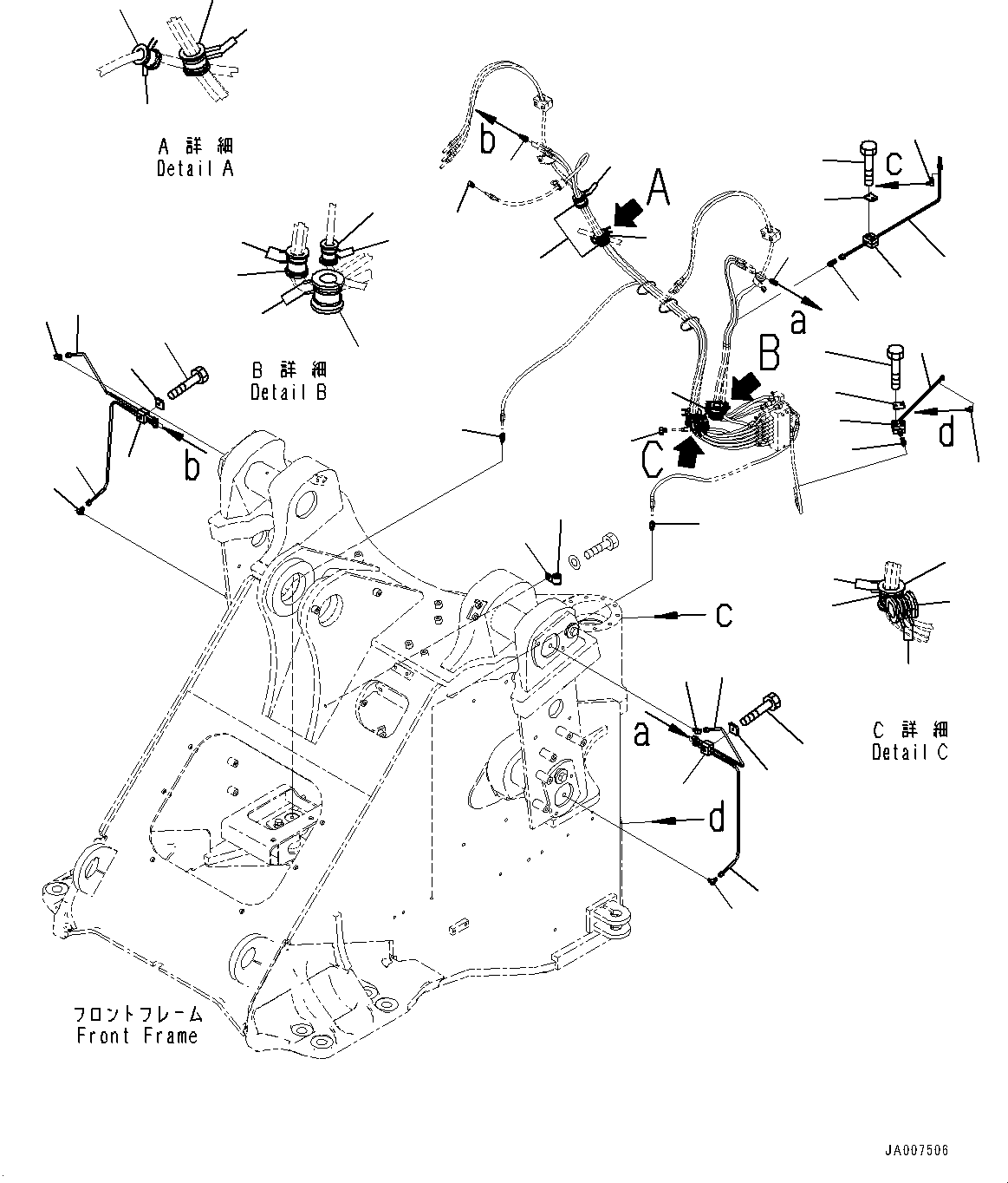 Трубка 424-S95-7760 KOMATSU
