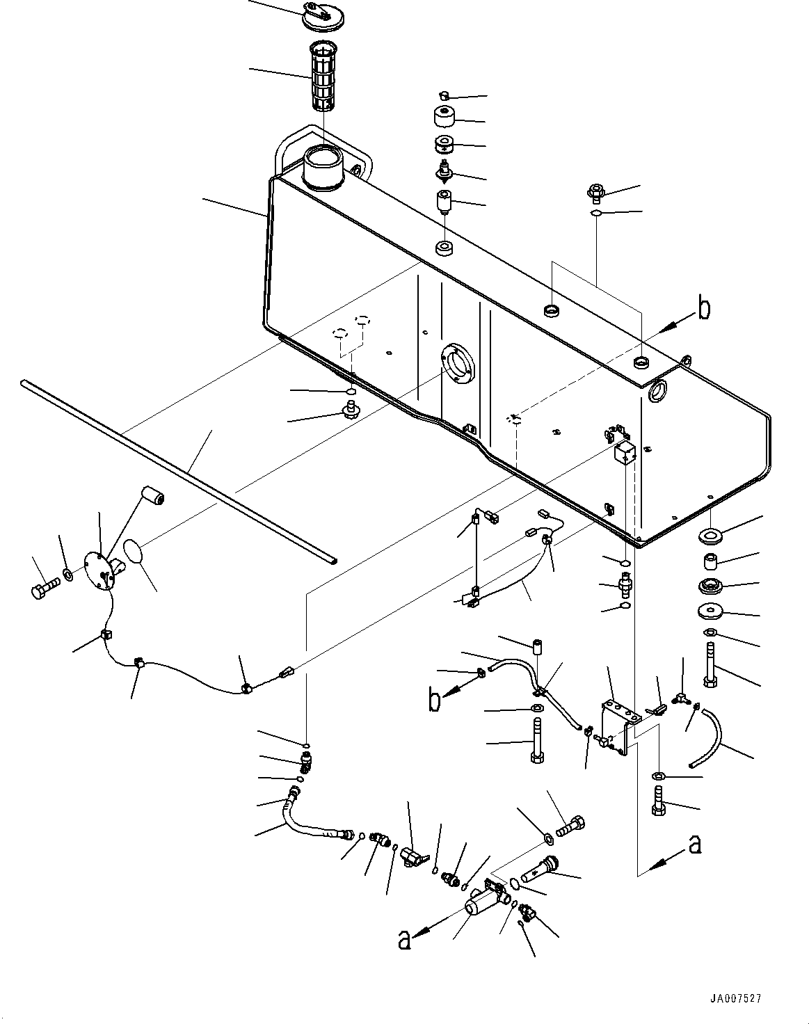 Tank Assembly, Fuel 14X-04-51112 KOMATSU