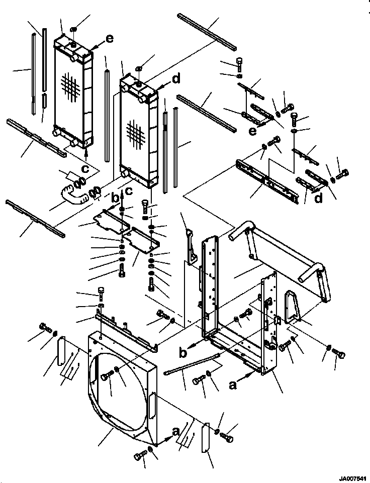 Aftercooler Assembly 423-03-51131 KOMATSU